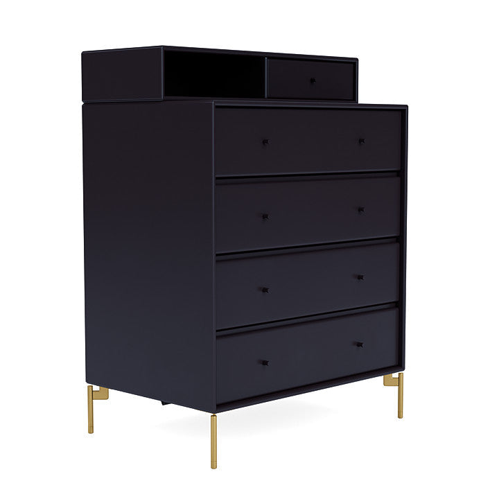 [product_category]-Montana Keep Chest Of Drawers With Legs, Shadow/Brass-Montana Furniture-5714322261708-0000KEEP-147-09-MON-3