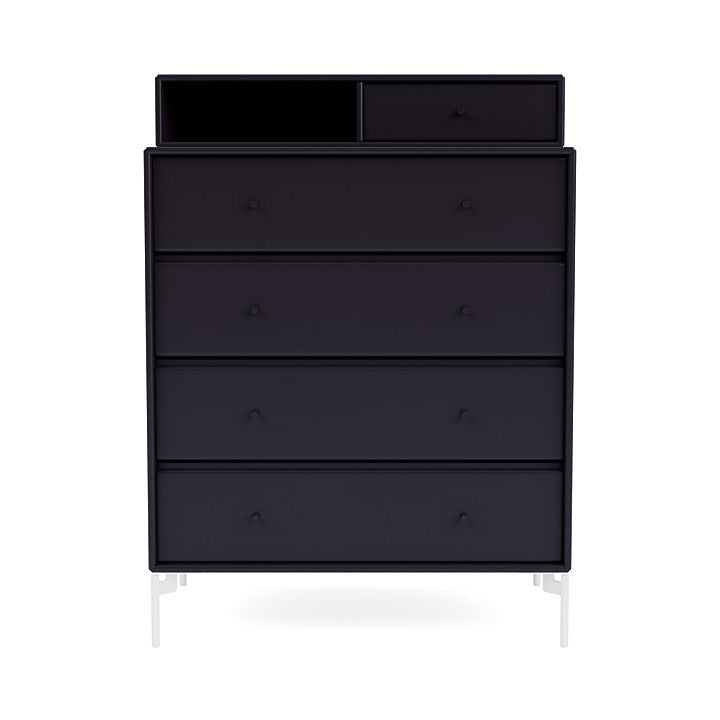 [product_category]-Montana Keep Chest Of Drawers With Legs, Shadow/Snow White-Montana Furniture-5714322261647-0000KEEP-147-02-MON-2