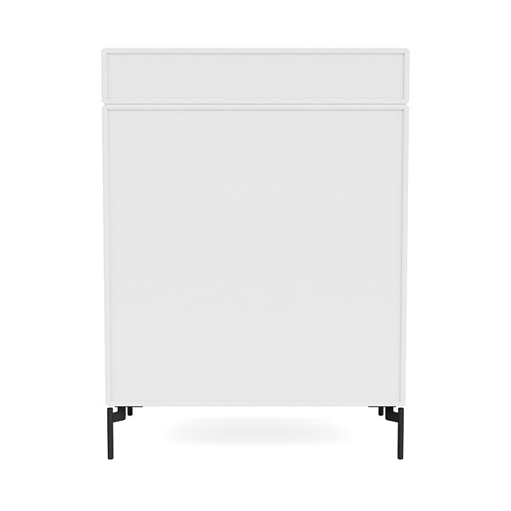 [product_category]-Montana Keep Chest Of Drawers With Legs, Snow White/Black-Montana Furniture-5714322263252-0000KEEP-38-03-MON-4