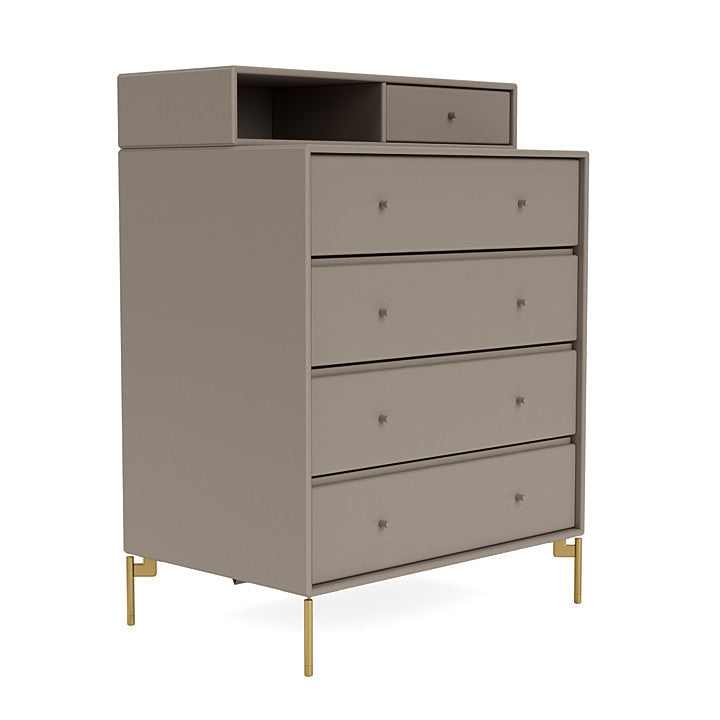 [product_category]-Montana Keep Chest Of Drawers With Legs, Truffle/Brass-Montana Furniture-5714322261227-0000KEEP-141-09-MON-3