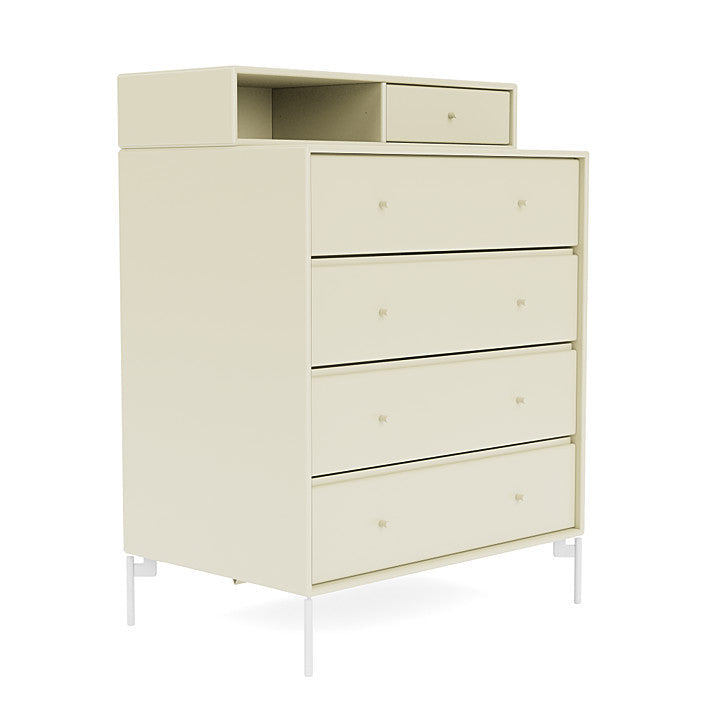 [product_category]-Montana Keep Chest Of Drawers With Legs, Vanilla/Snow White-Montana Furniture-5714322261883-0000KEEP-150-02-MON-3
