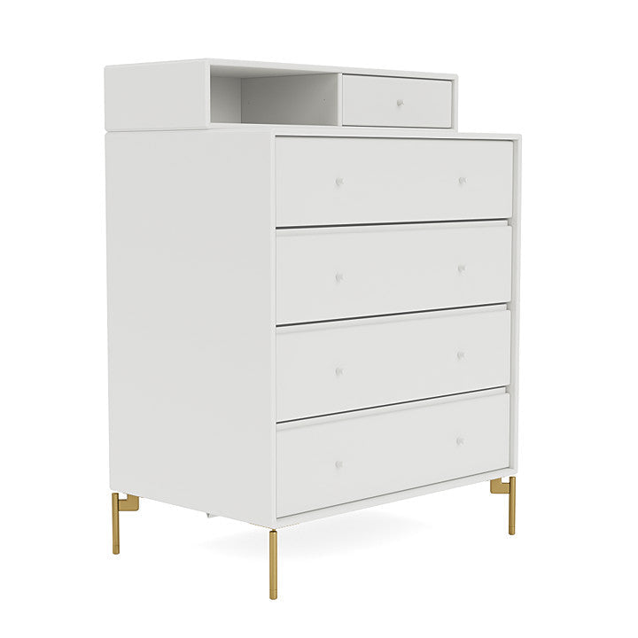 [product_category]-Montana Keep Chest Of Drawers With Legs, White/Brass-Montana Furniture-5714322260183-0000KEEP-01-09-MON-3