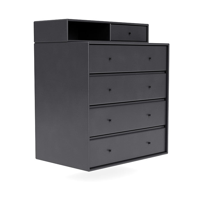 [product_category]-Montana Keep Chest Of Drawers With Suspension Rail, Carbon Black-Montana Furniture-5714322263184-0000KEEP-36-04-MON-3