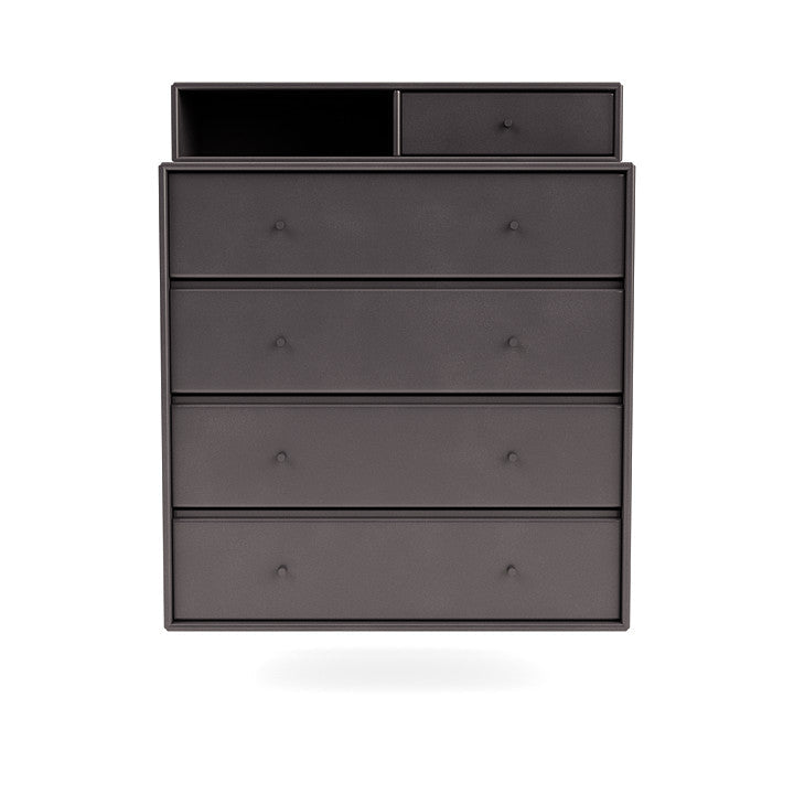[product_category]-Montana Keep Chest Of Drawers With Suspension Rail, Coffee Brown-Montana Furniture-5714322263108-0000KEEP-35-04-MON-2