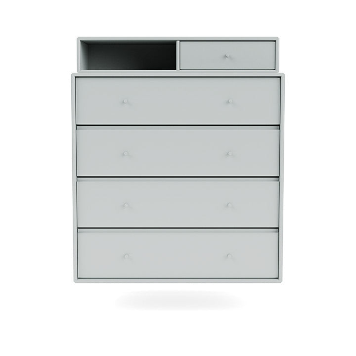 [product_category]-Montana Keep Chest Of Drawers With Suspension Rail, Oyster Grey-Montana Furniture-5714322262309-0000KEEP-156-04-MON-2