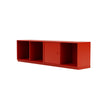 Montana Line Příborník s 3 cm soklem, Rosehip Red