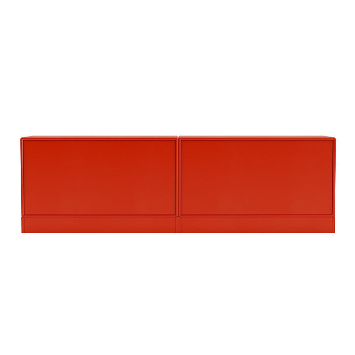 [product_category]-Montana Line Sideboard With 7 Cm Plinth, Rosehip Red-Montana Furniture-5714322253390-0000LINE-145-07-MON-4