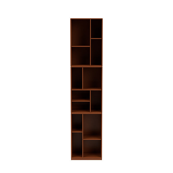 [product_category]-Montana Loom High Bookcase With 3 Cm Plinth, Hazelnut Brown-Montana Furniture-5714322263863-0000LOOM-146-06-MON-2