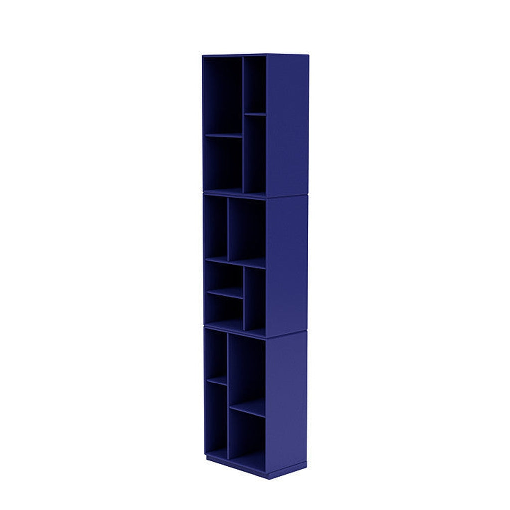 [product_category]-Montana Loom High Bookcase With 3 Cm Plinth, Monarch Blue-Montana Furniture-5714322263535-0000LOOM-135-06-MON-1