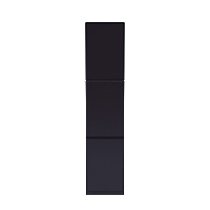 [product_category]-Montana Loom High Bookcase With 3 Cm Plinth, Shadow-Montana Furniture-5714322263894-0000LOOM-147-06-MON-4