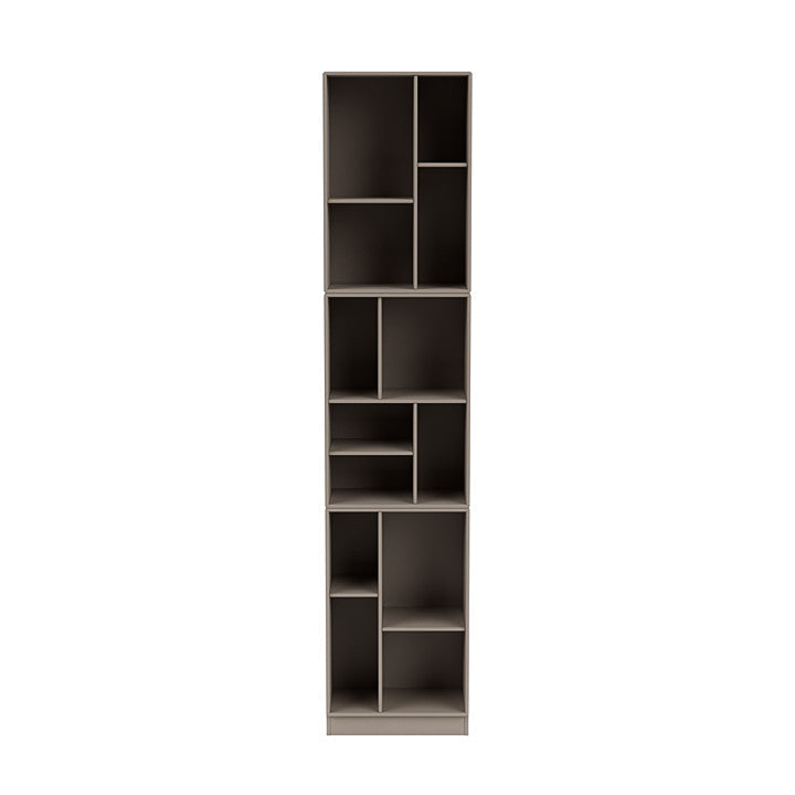 [product_category]-Montana Loom High Bookcase With 7 Cm Plinth, Truffle Grey-Montana Furniture-5714322263726-0000LOOM-141-07-MON-2