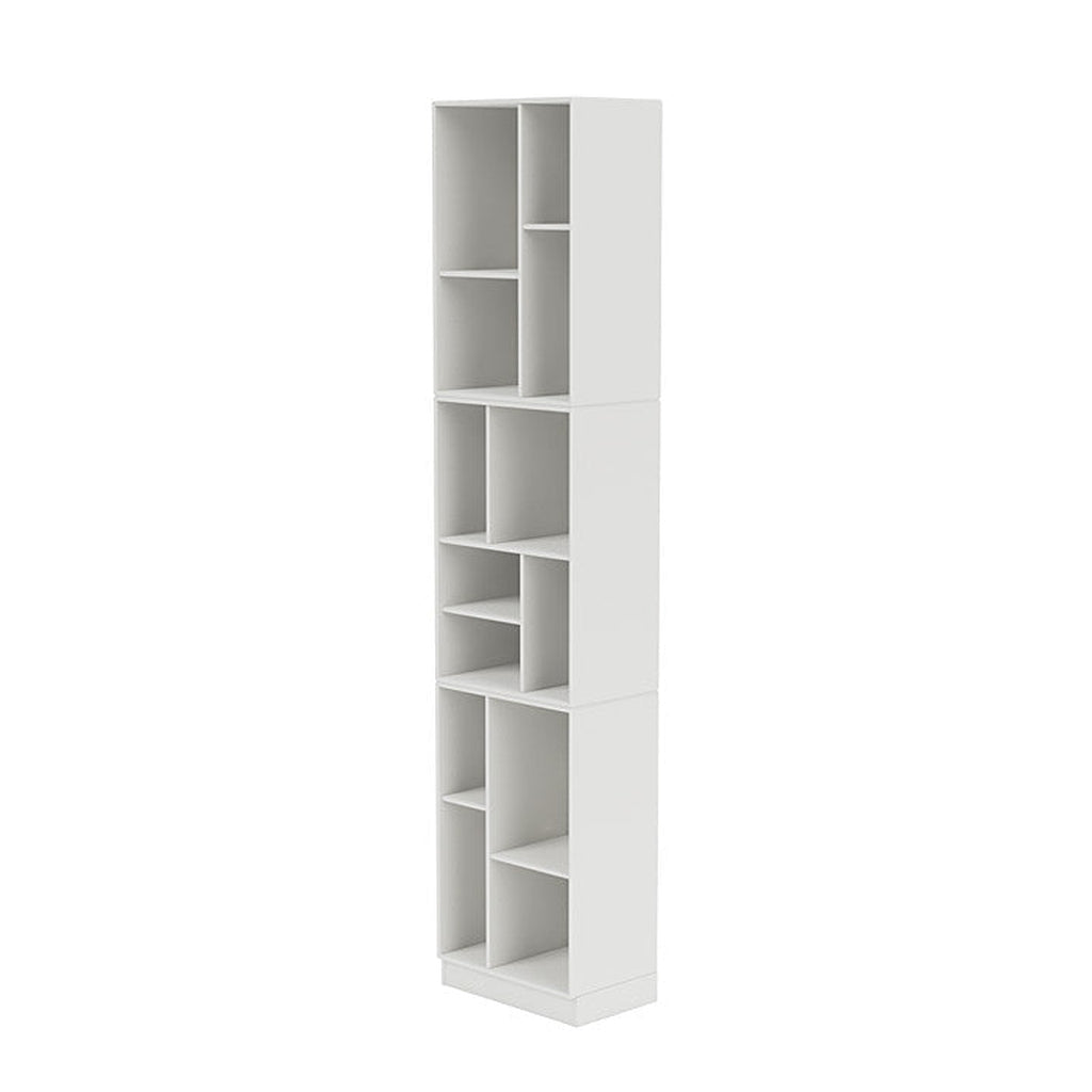 [product_category]-Montana Loom High Bookcase With 7 Cm Plinth, White-Montana Furniture-5714322263337-0000LOOM-01-07-MON-1