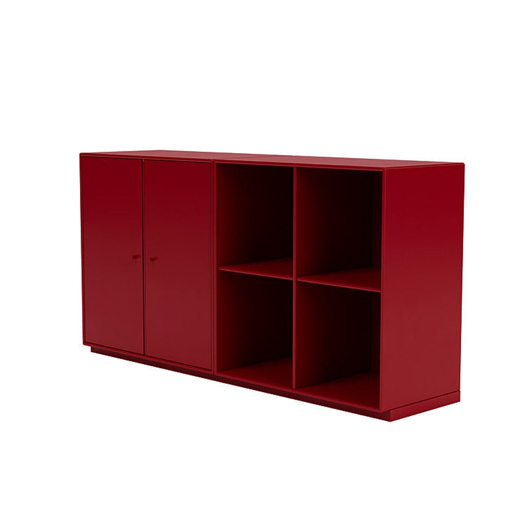 [product_category]-Montana Pair Classic Sideboard With 3 Cm Plinth, Beetroot Red-Montana Furniture-5714322267441-0000PAIR-165-06-MON-1
