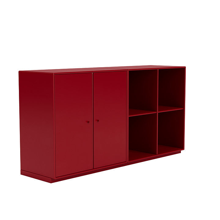 [product_category]-Montana Pair Classic Sideboard With 3 Cm Plinth, Beetroot Red-Montana Furniture-5714322267441-0000PAIR-165-06-MON-3