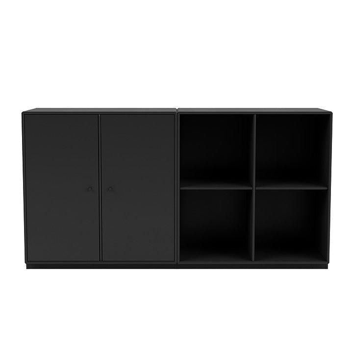 [product_category]-Montana Pair Classic Sideboard With 3 Cm Plinth, Black-Montana Furniture-5714322264808-0000PAIR-05-06-MON-2