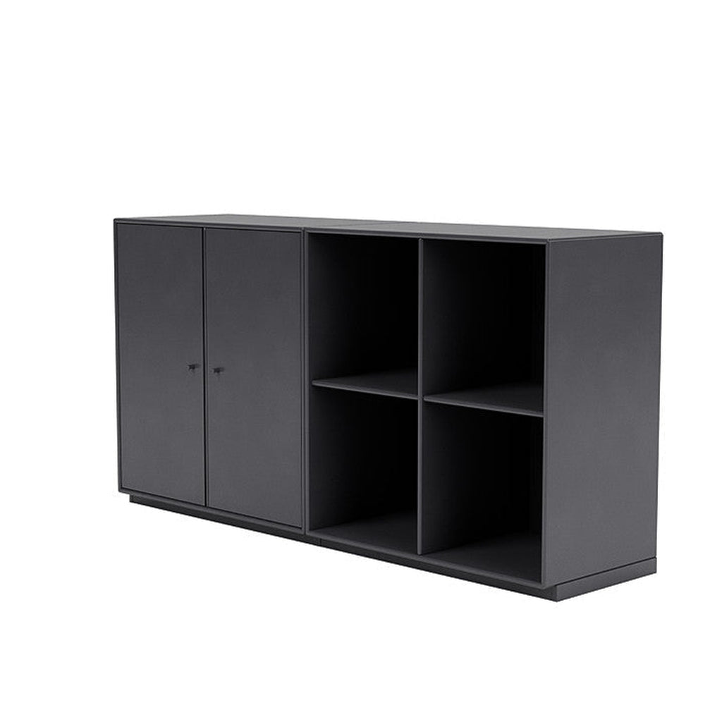 [product_category]-Montana Pair Classic Sideboard With 3 Cm Plinth, Carbon Black-Montana Furniture-5714322267601-0000PAIR-36-06-MON-1