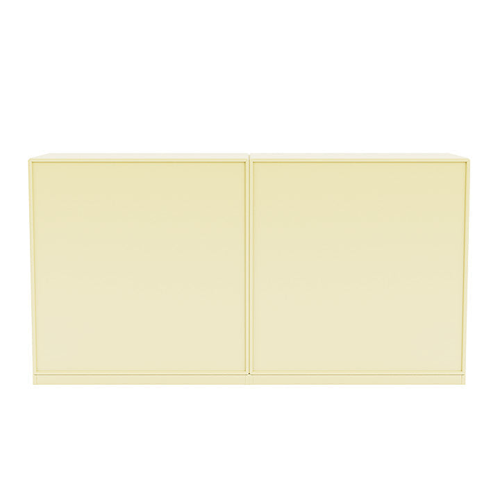 [product_category]-Montana Pair Classic Sideboard With 3 Cm Plinth, Chamomile Yellow-Montana Furniture-5714322266963-0000PAIR-159-06-MON-4