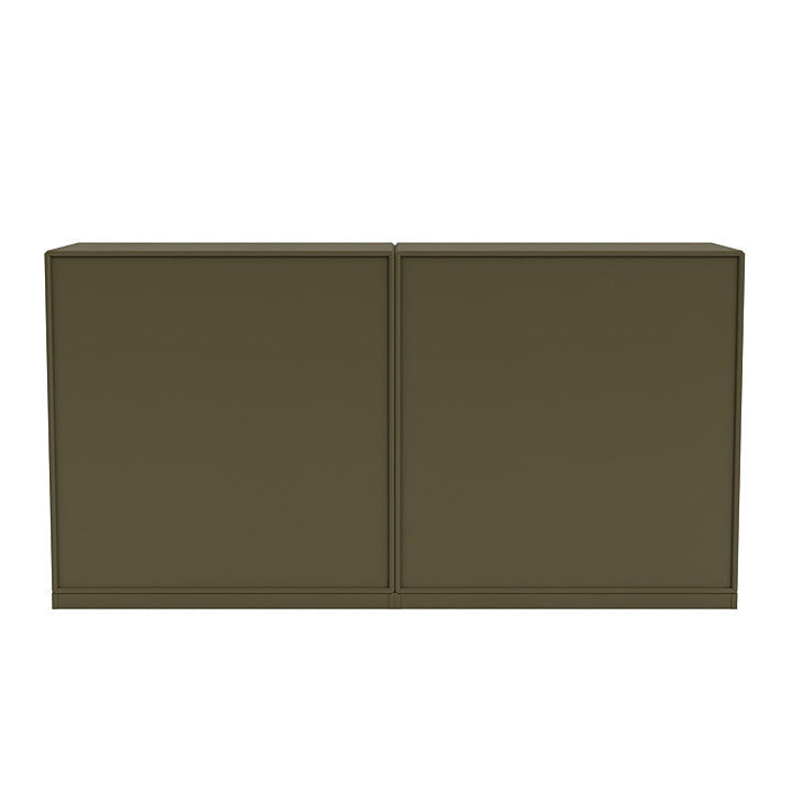 [product_category]-Montana Pair Classic Sideboard With 3 Cm Plinth, Oregano Green-Montana Furniture-5714322265447-0000PAIR-139-06-MON-4