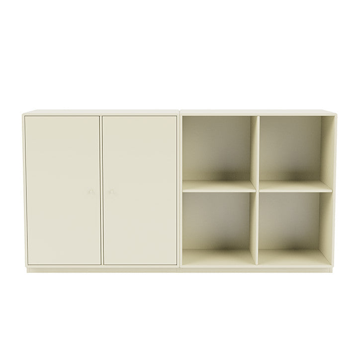 [product_category]-Montana Pair Classic Sideboard With 3 Cm Plinth, Vanilla White-Montana Furniture-5714322266321-0000PAIR-150-06-MON-2