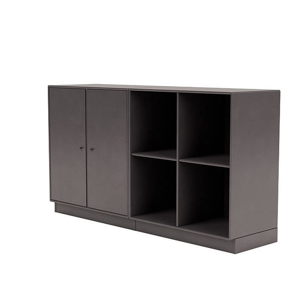 [product_category]-Montana Pair Classic Sideboard With 7 Cm Plinth, Coffee Brown-Montana Furniture-5714322267533-0000PAIR-35-07-MON-1