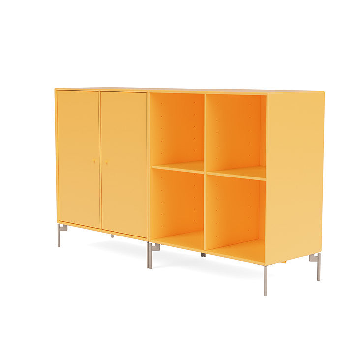 [product_category]-Montana Pair Classic Sideboard With Legs, Acacia/Mushroom-Montana Furniture-5715288347543-0000PAIR-166-10-MON-1