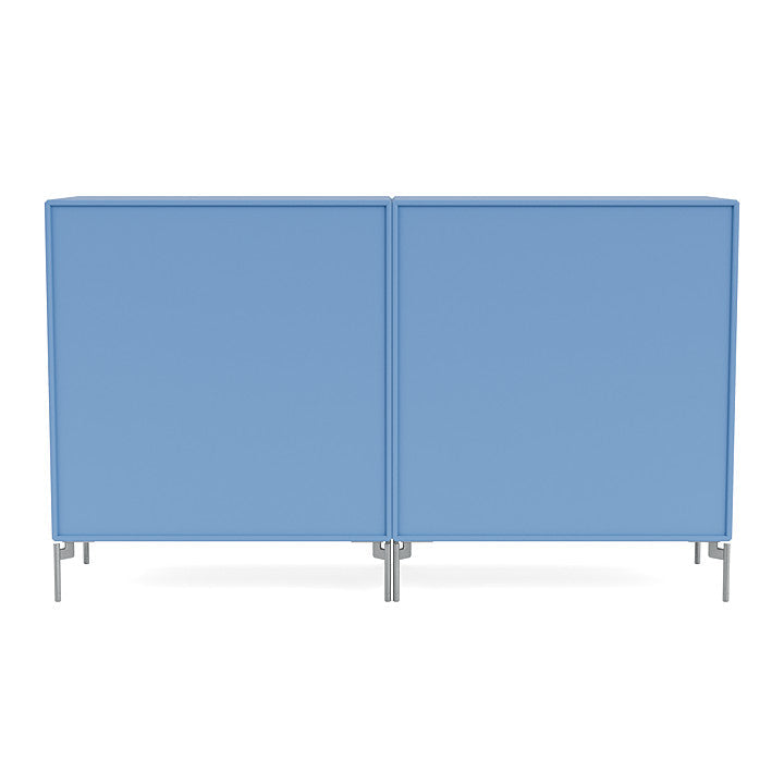 [product_category]-Montana Pair Classic Sideboard With Legs, Azure Blue/Matt Chrome-Montana Furniture-5714322266512-0000PAIR-154-01-MON-4