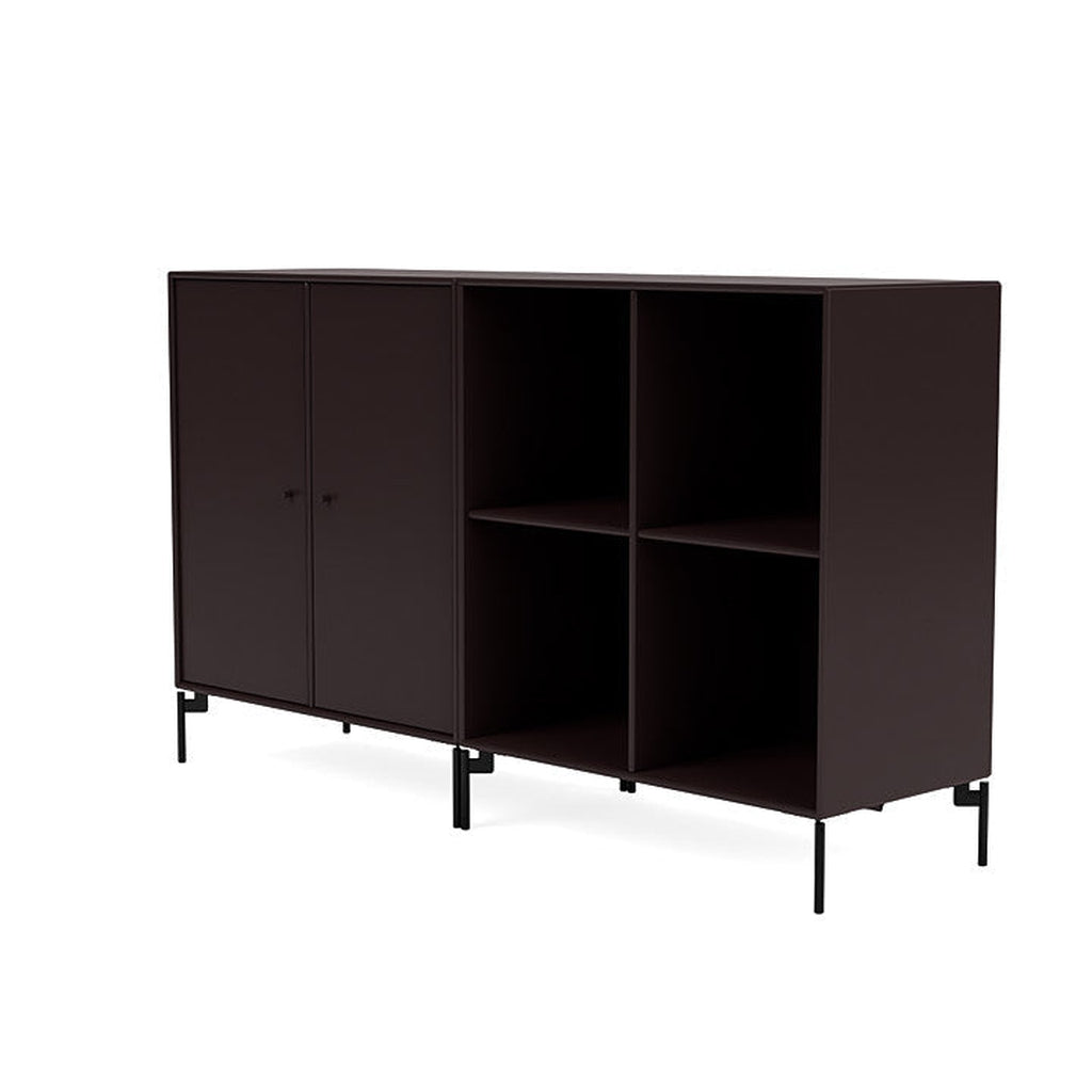 [product_category]-Montana Pair Classic Sideboard With Legs, Balsamic/Black-Montana Furniture-5714322267014-0000PAIR-160-03-MON-1
