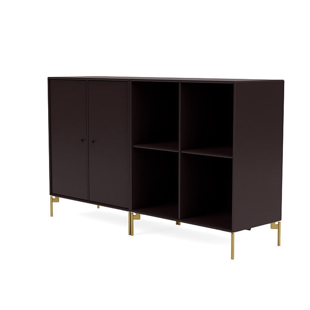[product_category]-Montana Pair Classic Sideboard With Legs, Balsamic/Brass-Montana Furniture-5714322267069-0000PAIR-160-09-MON-1