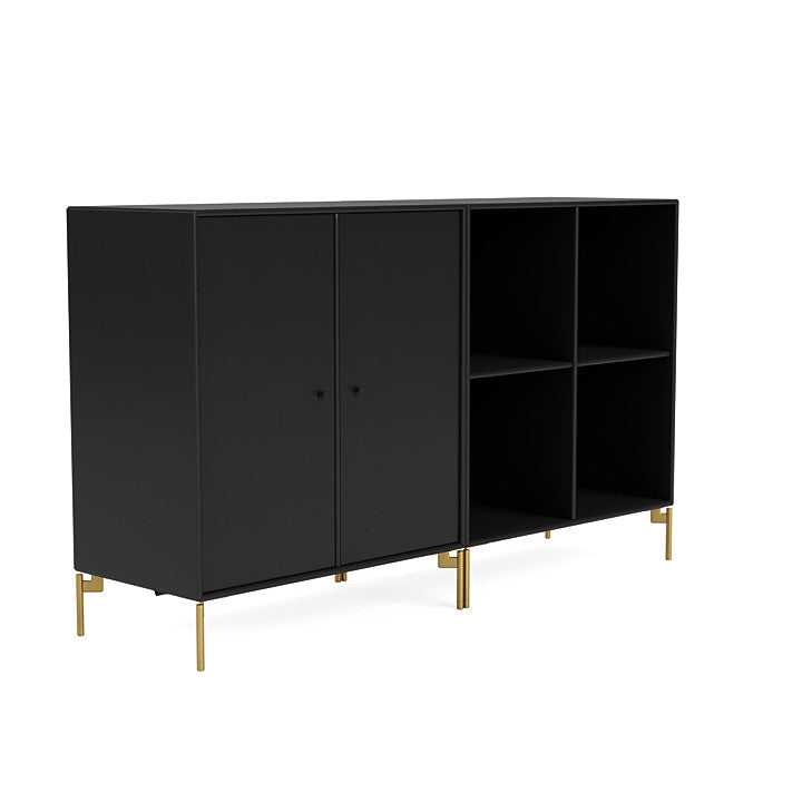 [product_category]-Montana Pair Classic Sideboard With Legs, Black/Brass-Montana Furniture-5714322264822-0000PAIR-05-09-MON-3