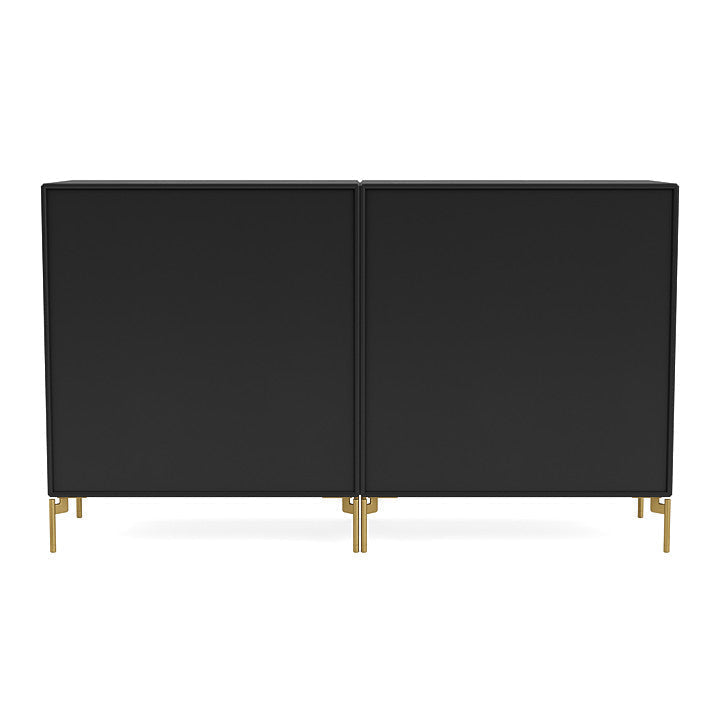 [product_category]-Montana Pair Classic Sideboard With Legs, Black/Brass-Montana Furniture-5714322264822-0000PAIR-05-09-MON-4