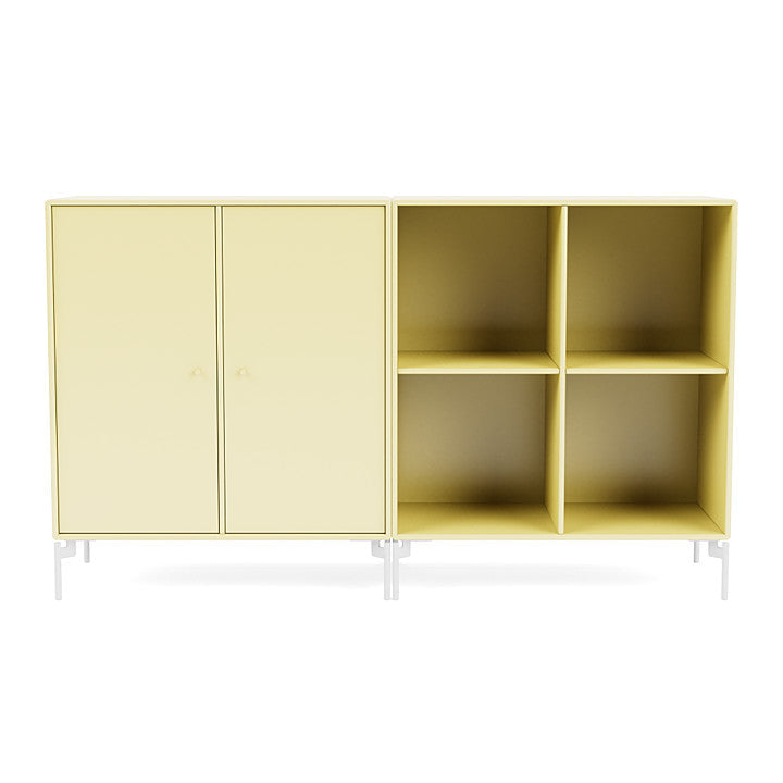 [product_category]-Montana Pair Classic Sideboard With Legs, Camomile/Snow White-Montana Furniture-5714322266925-0000PAIR-159-02-MON-2
