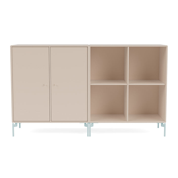 [product_category]-Montana Pair Classic Sideboard With Legs, Clay/Flint-Montana Furniture-5715288347789-0000PAIR-168-12-MON-2