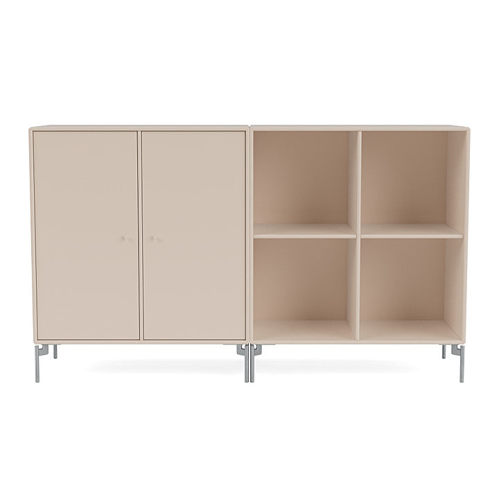 [product_category]-Montana Pair Classic Sideboard With Legs, Clay/Matt Chrome-Montana Furniture-5715288347697-0000PAIR-168-01-MON-2