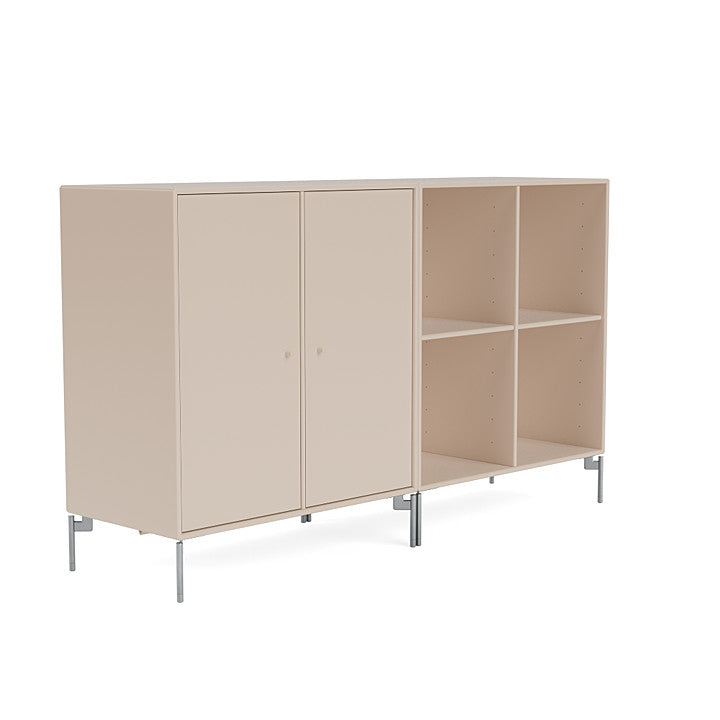 [product_category]-Montana Pair Classic Sideboard With Legs, Clay/Matt Chrome-Montana Furniture-5715288347697-0000PAIR-168-01-MON-3