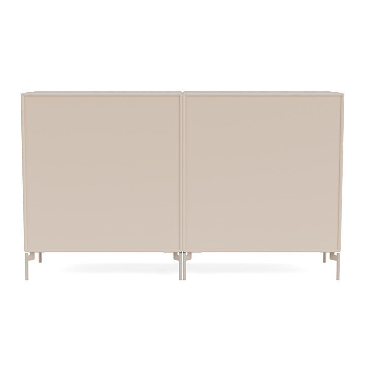 [product_category]-Montana Pair Classic Sideboard With Legs, Clay/Mushroom-Montana Furniture-5715288347765-0000PAIR-168-10-MON-4