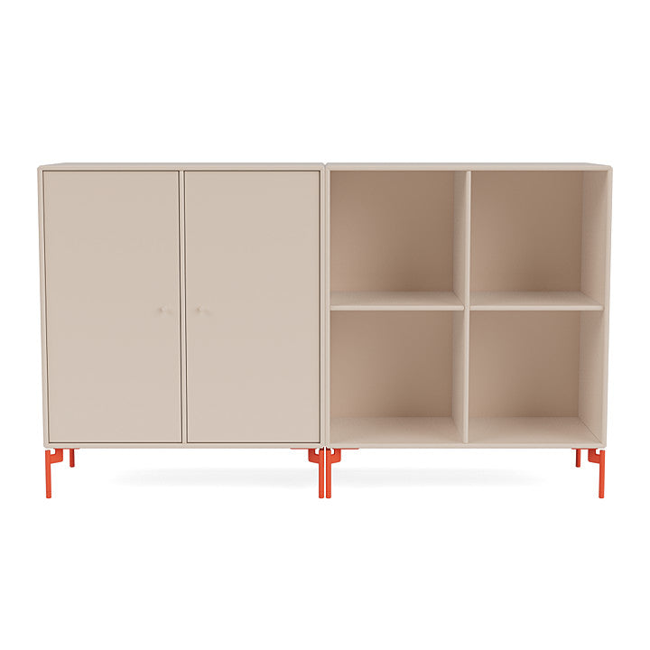 [product_category]-Montana Pair Classic Sideboard With Legs, Clay/Rosehip-Montana Furniture-5715288347772-0000PAIR-168-11-MON-2
