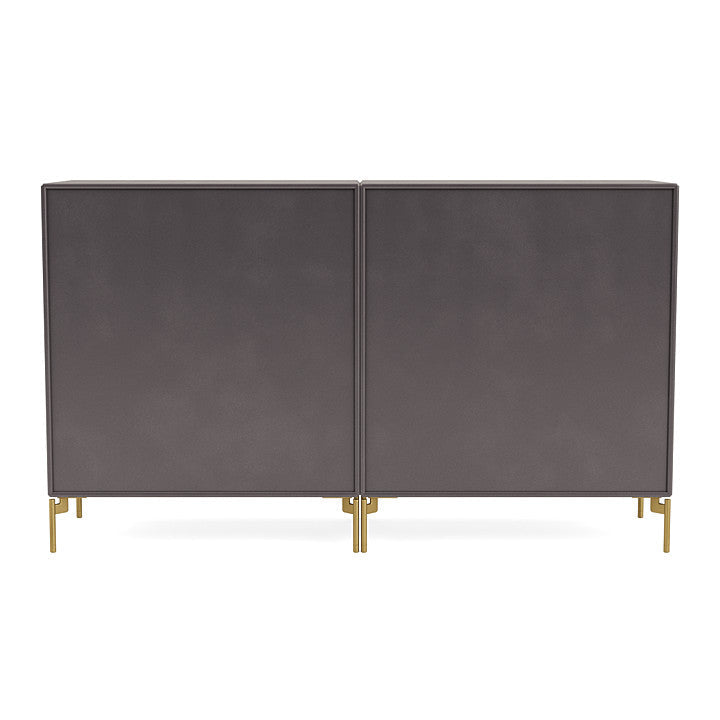 [product_category]-Montana Pair Classic Sideboard With Legs, Coffee/Brass-Montana Furniture-5714322267540-0000PAIR-35-09-MON-4