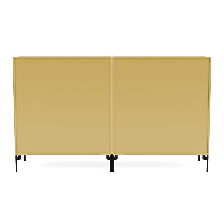 [product_category]-Montana Pair Classic Sideboard With Legs, Cumin/Black-Montana Furniture-5714322266772-0000PAIR-157-03-MON-4