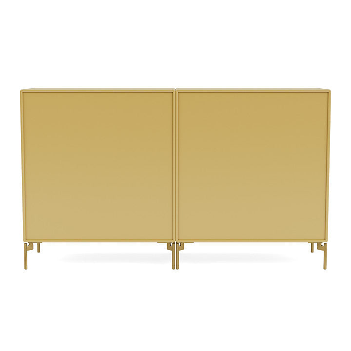 [product_category]-Montana Pair Classic Sideboard With Legs, Cumin/Brass-Montana Furniture-5714322266826-0000PAIR-157-09-MON-4