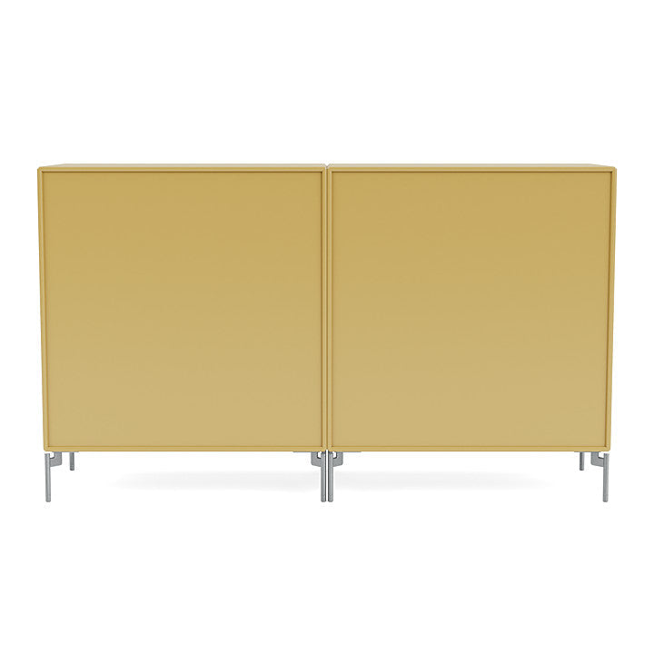 [product_category]-Montana Pair Classic Sideboard With Legs, Cumin/Matt Chrome-Montana Furniture-5714322266758-0000PAIR-157-01-MON-4