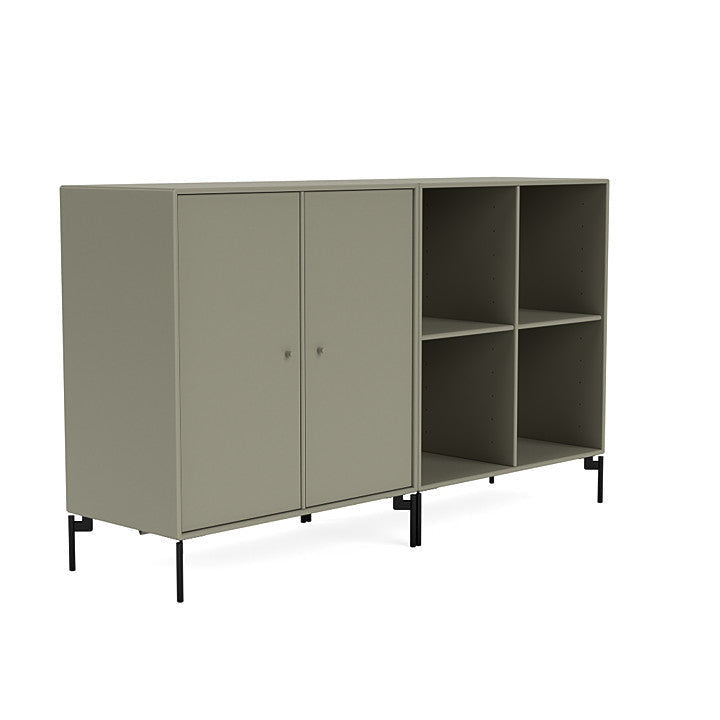 [product_category]-Montana Pair Classic Sideboard With Legs, Fennel/Black-Montana Furniture-5714322265812-0000PAIR-144-03-MON-3