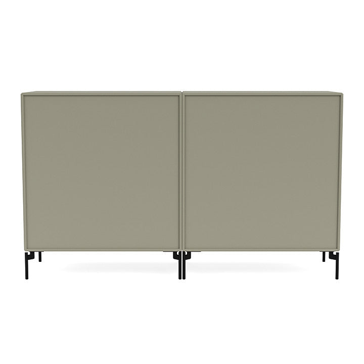 [product_category]-Montana Pair Classic Sideboard With Legs, Fennel/Black-Montana Furniture-5714322265812-0000PAIR-144-03-MON-4