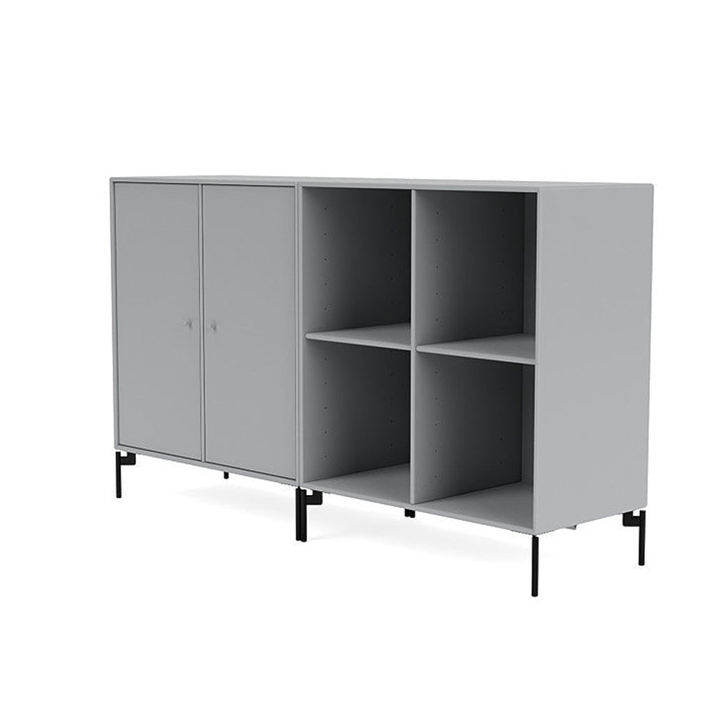 [product_category]-Montana Pair Classic Sideboard With Legs, Fjord/Black-Montana Furniture-5714322264617-0000PAIR-02-03-MON-1