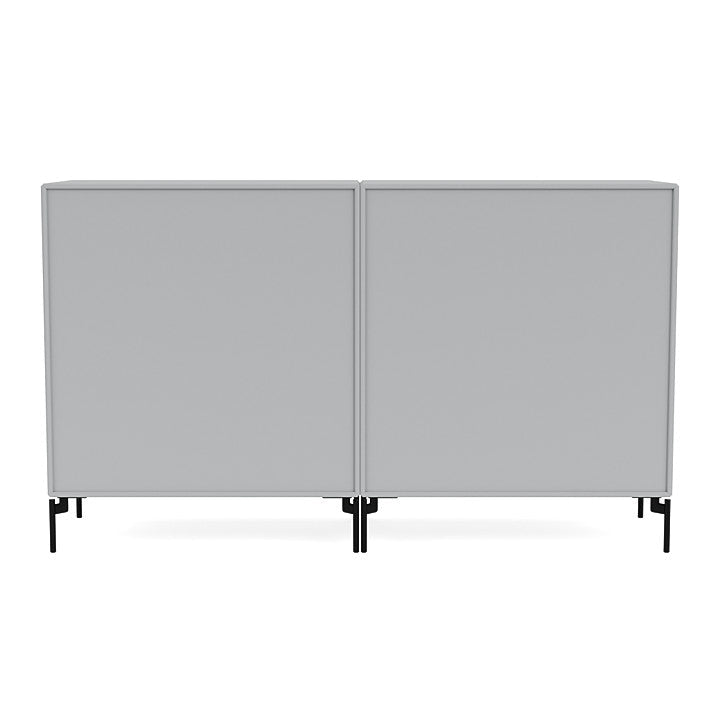 [product_category]-Montana Pair Classic Sideboard With Legs, Fjord/Black-Montana Furniture-5714322264617-0000PAIR-02-03-MON-4