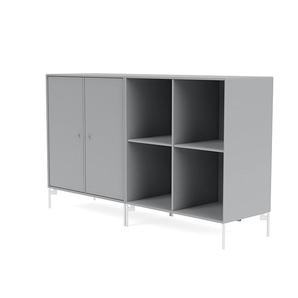 [product_category]-Montana Pair Classic Sideboard With Legs, Fjord/Snow White-Montana Furniture-5714322264600-0000PAIR-02-02-MON-1