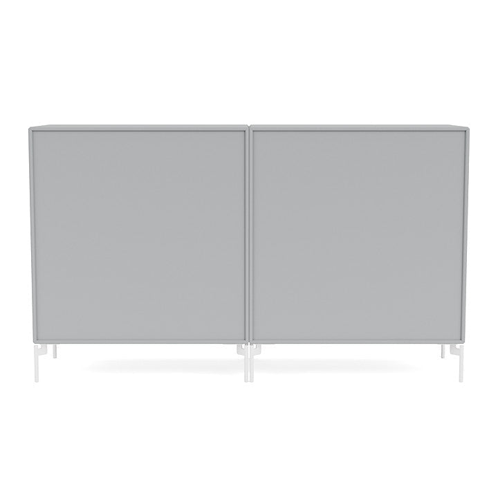[product_category]-Montana Pair Classic Sideboard With Legs, Fjord/Snow White-Montana Furniture-5714322264600-0000PAIR-02-02-MON-4