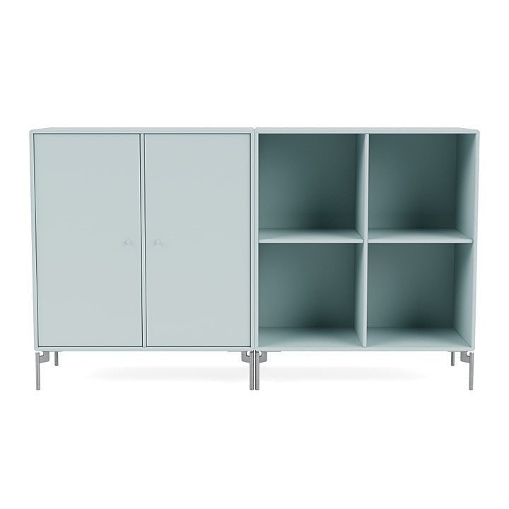 [product_category]-Montana Pair Classic Sideboard With Legs, Flint/Matt Chrome-Montana Furniture-5714322266116-0000PAIR-148-01-MON-2