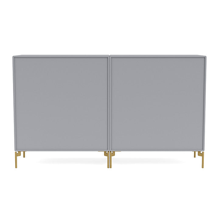 [product_category]-Montana Pair Classic Sideboard With Legs, Graphic/Brass-Montana Furniture-5714322264983-0000PAIR-100-09-MON-4