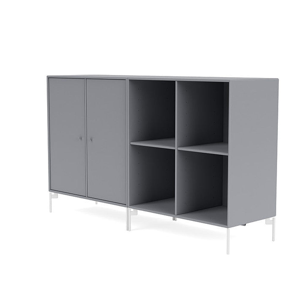 [product_category]-Montana Pair Classic Sideboard With Legs, Graphic/Snow White-Montana Furniture-5714322264921-0000PAIR-100-02-MON-1