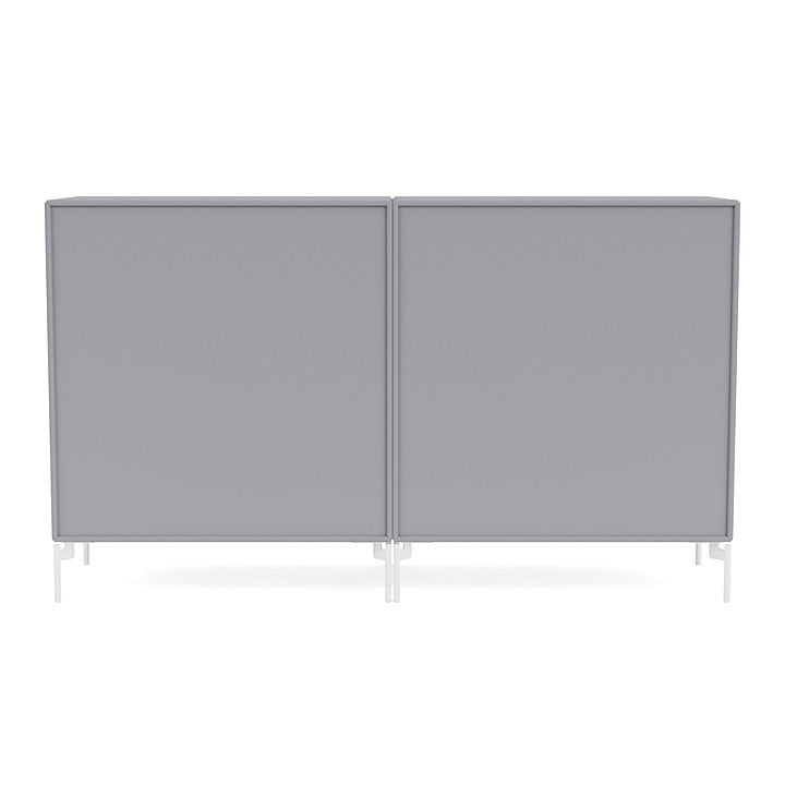[product_category]-Montana Pair Classic Sideboard With Legs, Graphic/Snow White-Montana Furniture-5714322264921-0000PAIR-100-02-MON-4